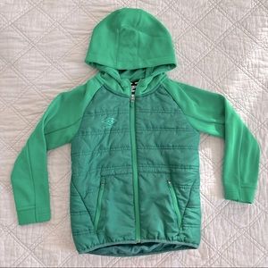 Boys Size XS Green Umbro Jacket